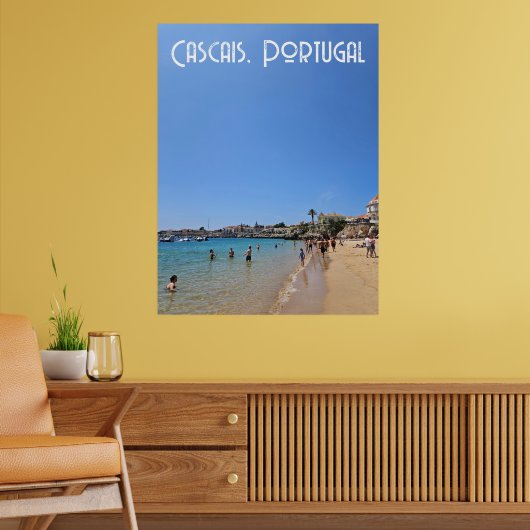 Cascais Beach, Portugal Poster (Woonkamer 2)