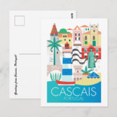 Cascais, Portugal Briefkaart (Voorkant / Achterkant)