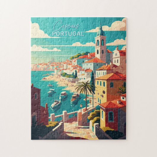 Cascais Portugal Legpuzzel (Verticaal)