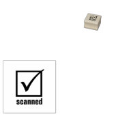 Case à cocher tampon - Numérisé - (Tamponné)