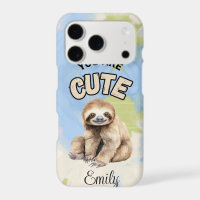 CASE DE TÉLÉPHONE SLOTH PERSONNALISÉE