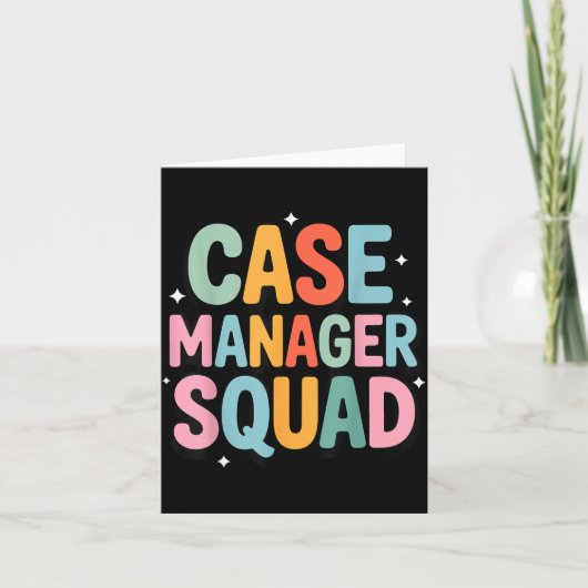 Case Manager Squad  Kaart (Voorkant)