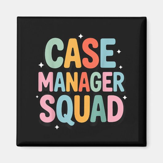 Case Manager Squad  Magneet (Voorkant)
