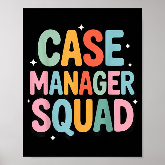 Case Manager Squad  Poster (Voorkant)