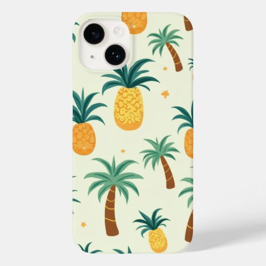 Case-Mate iPhone ananas & arbre motif design iphone14 coques (Verso)