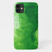 Case-Mate iPhone aquarelle vert texture arrière - plan coques iphon (Dos)
