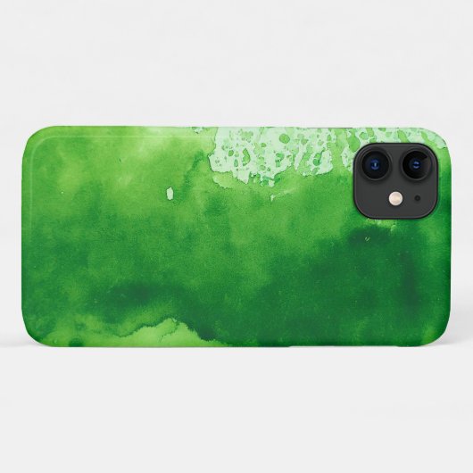 Case-Mate iPhone aquarelle vert texture arrière - plan coques iphon (Dos (Horizontal))