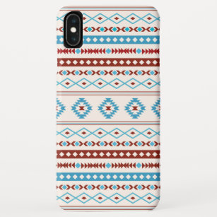 Case-Mate iPhone Case Aztec Blues Crème Rouge Motifs Mixtes Motif