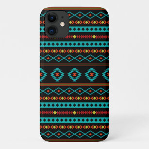 Case-Mate iPhone Case Aztec Turquoise Rouges Jaune Noir Mixte Motifs Mot