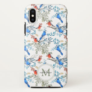 Case-Mate iPhone Case Beau Aquarelle Oiseaux et Motif de Foliage