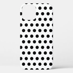Case-Mate iPhone Case Blanc avec points noirs - Choisir/Ajouter des coul