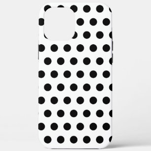 Case-Mate iPhone Case Blanc avec points noirs - Choisir/Ajouter des coul