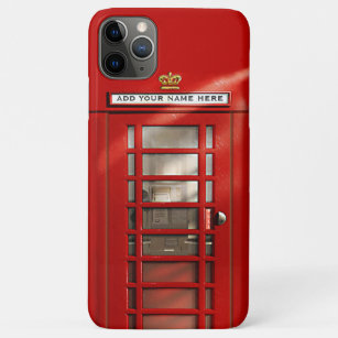 Case-Mate iPhone Case Boîte téléphonique rouge britannique personnalisée