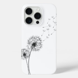 Coque iPhone 15 Pro Cas de soufflement minimaliste simple de téléphone