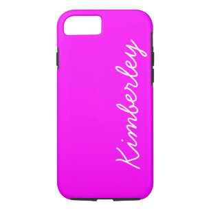 Case-Mate iPhone Case Chaud Magenta Blanc Monogramme Mode tendance Coule