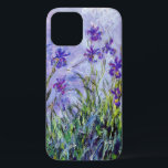 Case-Mate iPhone Case Claude Monet Lilac Iriss Bleu Floral Vintage<br><div class="desc">Ce tableau intitulé "Lilac Irises" a été réalisé entre 1914 et 1917 par l'impressionniste français Claude Oscar Monet (1840-1926).
   C'est notre Série des Beaux-Arts n° 131.</div>