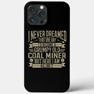 Case-Mate iPhone Case Coalminer Grumpy Vieux Charbon Miner Charbon Mines