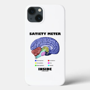 Case-Mate iPhone Case Compteur de satiété à l'intérieur du cerveau anato