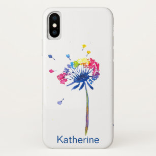 Case-Mate iPhone Case Dandelion arc-en-ciel coloré personnalisé