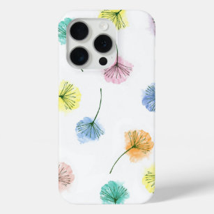 Coque iPhone 15 Pro Dansons   Motif floral aquarelle