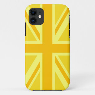 Case-Mate iPhone Case Décor britannique jaune ensoleillé de drapeau