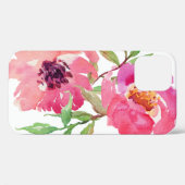 Case-Mate iPhone Case Eau rose Fille Stylisée Motif Floral (Back (Horizontal))