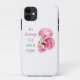 Case-Mate iPhone Case Flamant rose Aquarelle Exotique Rose Moderne Avec  (Dos)