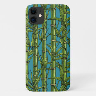 Case-Mate iPhone Case Forêt de bambou sur bleu