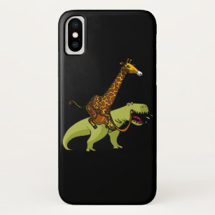 Case-Mate iPhone Case Girafe montant les animaux drôles de dinosaure de