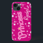 Case-Mate iPhone Case Girls named pink princess star graphic ipad case<br><div class="desc">Keep your girls ipad touch protected from scratches and easy to identify with this graphic princess named id ipad case cover. Customise with your name,  currently reads princess Rachel. Unique design par Sarah Trett.</div>
