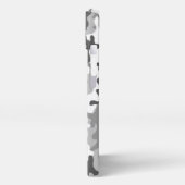 Case-Mate iPhone Case Grey and White Camouflage iPhone Hoesje (Linkerkant)
