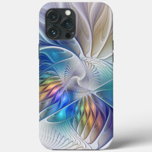 Case-Mate iPhone Case Imaginaire Floral, Fleur Fractale Abstraite coloré