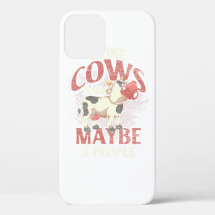 Case-Mate iPhone Case J'Aime Les Vaches Et Peut-Être 3 Personnes. Concep