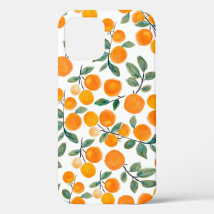 Case-Mate iPhone Case Jolie aquarelle Orange Citrus Motif botanique