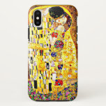 Case-Mate iPhone Case Le baiser, célèbre peinture de Gustav Klimt<br><div class="desc">Le Kiss,  peinture passionnée de l'artiste symboliste autrichien Gustav Klimt</div>