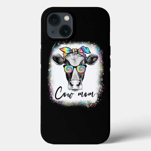 Case-Mate iPhone Case Mama Highland Cow Avec Bébé Calf Floral Mères Da (Back)