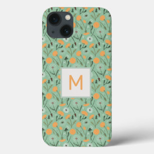 Case-Mate iPhone Case Monogramme Dandelion Fleurs Orange Floral