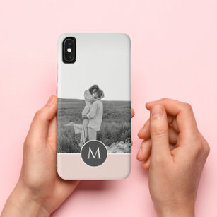 Case-Mate iPhone Case Nom et photo personnalisés minimalistes Pastel Pin