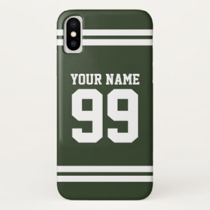 Case-Mate iPhone Case Numéro de maillot de football de nom personnalisé 