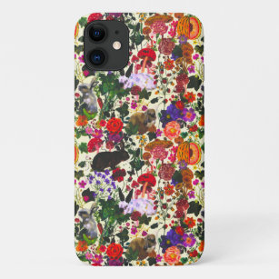 Case-Mate iPhone Case Papillon vintage Jardin de lapin Aquarelle florale