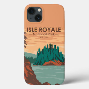 Case-Mate iPhone Case Parc national Isle Royale Michigan Vintage