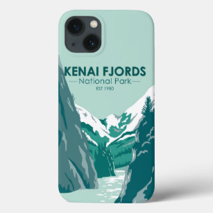 Case-Mate iPhone Case Parc national Kenai Fjords Alaska Vintage