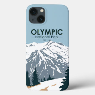 Case-Mate iPhone Case Parc national olympique Washington Vintage