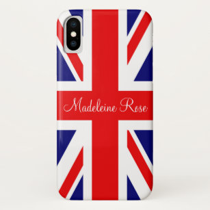 Case-Mate iPhone Case Personnaliser avec le nom British National Flag