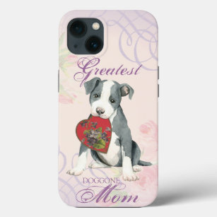 Case-Mate iPhone Case Pit Bull Heart Maman