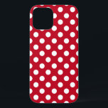 Case-Mate iPhone Case Pois blancs sur rouge<br><div class="desc">Pois blancs sur rouge</div>