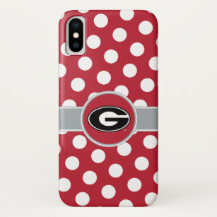 Case-Mate iPhone Case Pois du logo   de bouledogues de la Géorgie