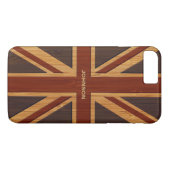 Case-Mate iPhone Case Regard en bambou et drapeau BRITANNIQUE vintage (Dos (Horizontal))