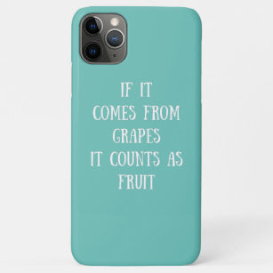 Case-Mate iPhone Case S'Il Vient De Raisins, Il Compte Comme Vin Fruit