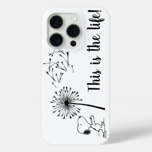 Coque iPhone 15 Pro Snoopy Avec Dandelion